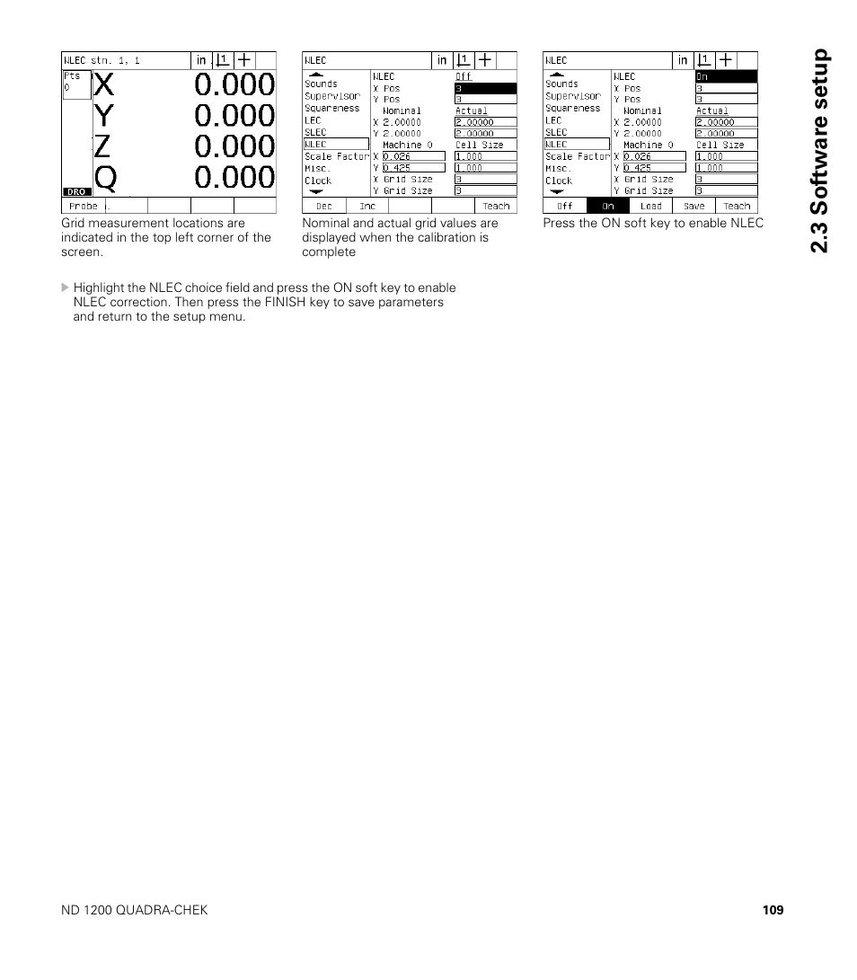 3 sof tw a re set u p | HEIDENHAIN ND 1200 User Manual | Page 109 / 141
