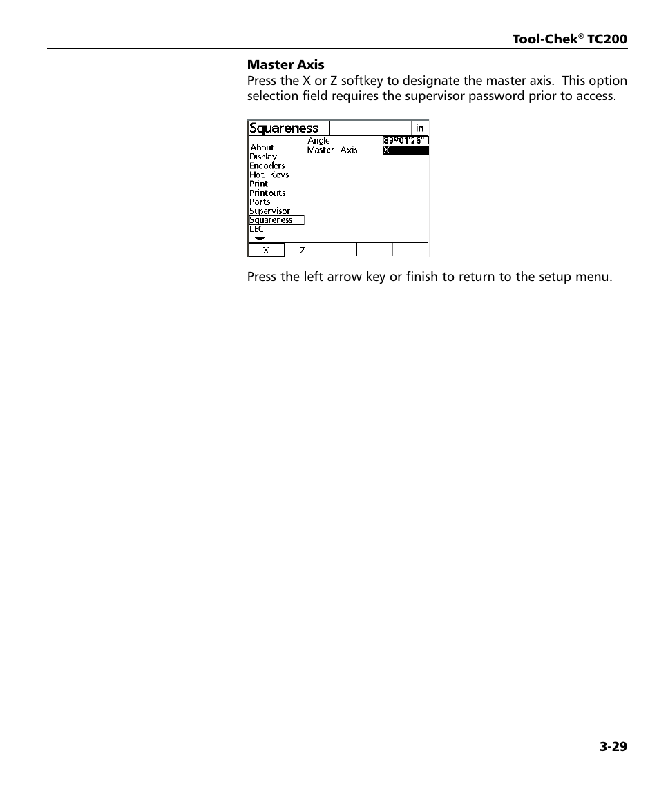 Master axis, Master axis - 29 | HEIDENHAIN ND 1200T User Manual | Page 81 / 107