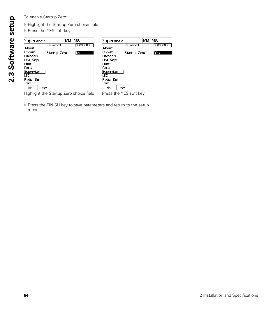 3 sof tw a re set u p | HEIDENHAIN ND 1200R User Manual | Page 64 / 98