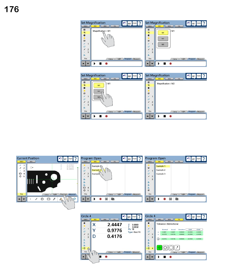 HEIDENHAIN ND 1300 VED and Crosshair Systems User Manual | Page 196 / 331