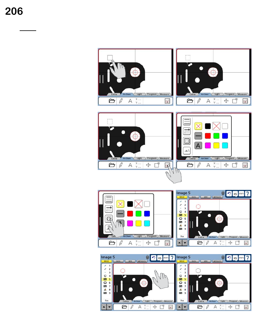 HEIDENHAIN ND 1300 VED and Crosshair Systems User Manual | Page 226 / 331