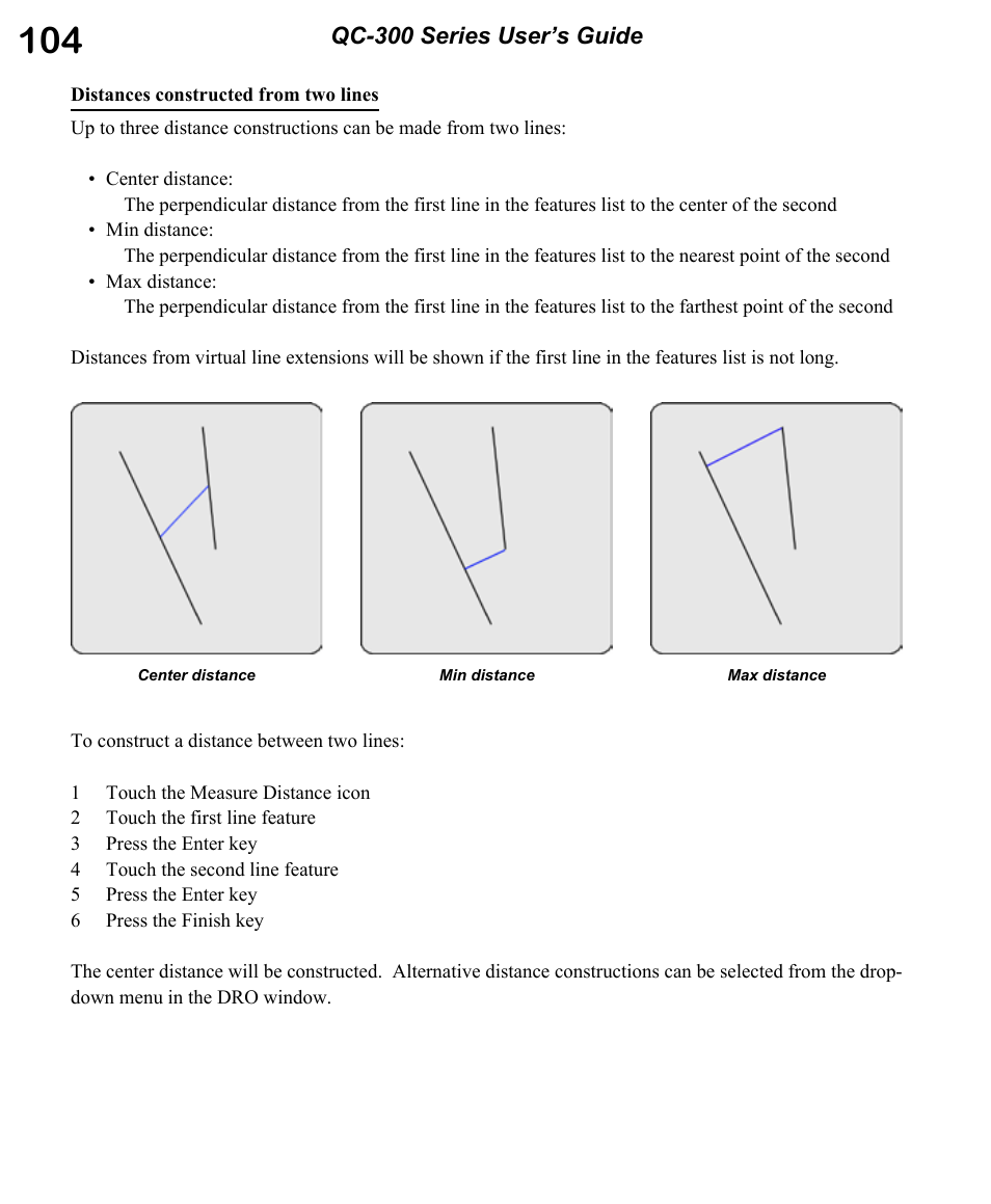 Qc-300 series user’s guide | HEIDENHAIN ND 1300 OED and Crosshair Systems User Manual | Page 122 / 257