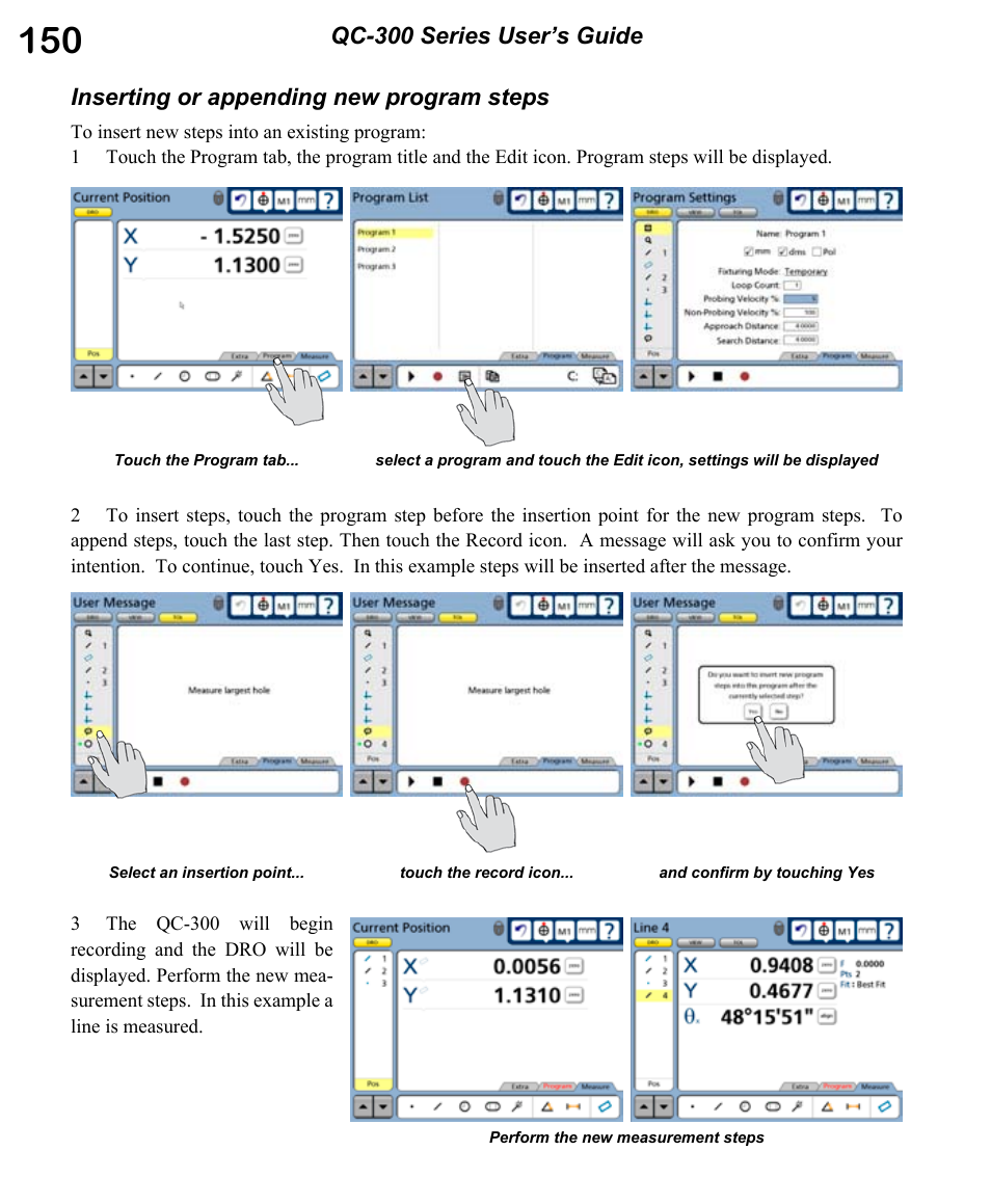 HEIDENHAIN ND 1300 OED and Crosshair Systems User Manual | Page 168 / 257
