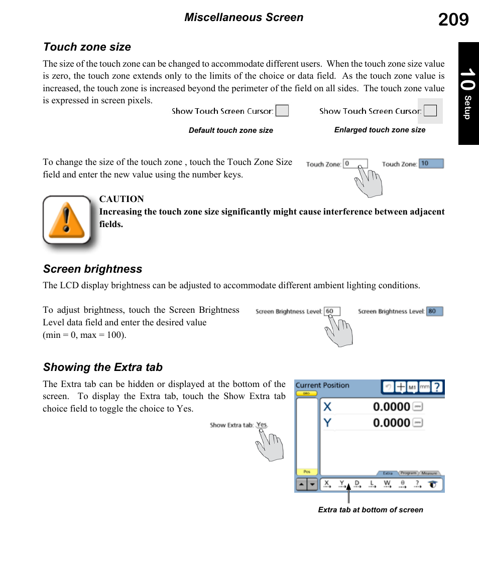 HEIDENHAIN ND 1300 OED and Crosshair Systems User Manual | Page 227 / 257