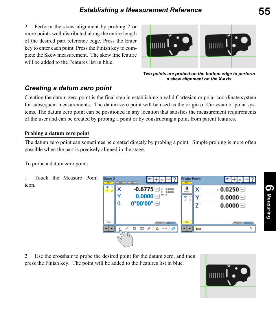 HEIDENHAIN ND 1300 OED and Crosshair Systems User Manual | Page 73 / 257