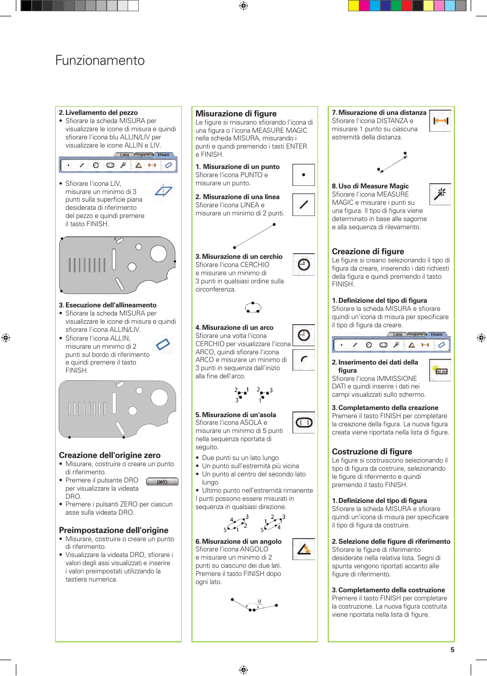 Funzionamento | HEIDENHAIN ND 1300 Quick Start User Manual | Page 25 / 92