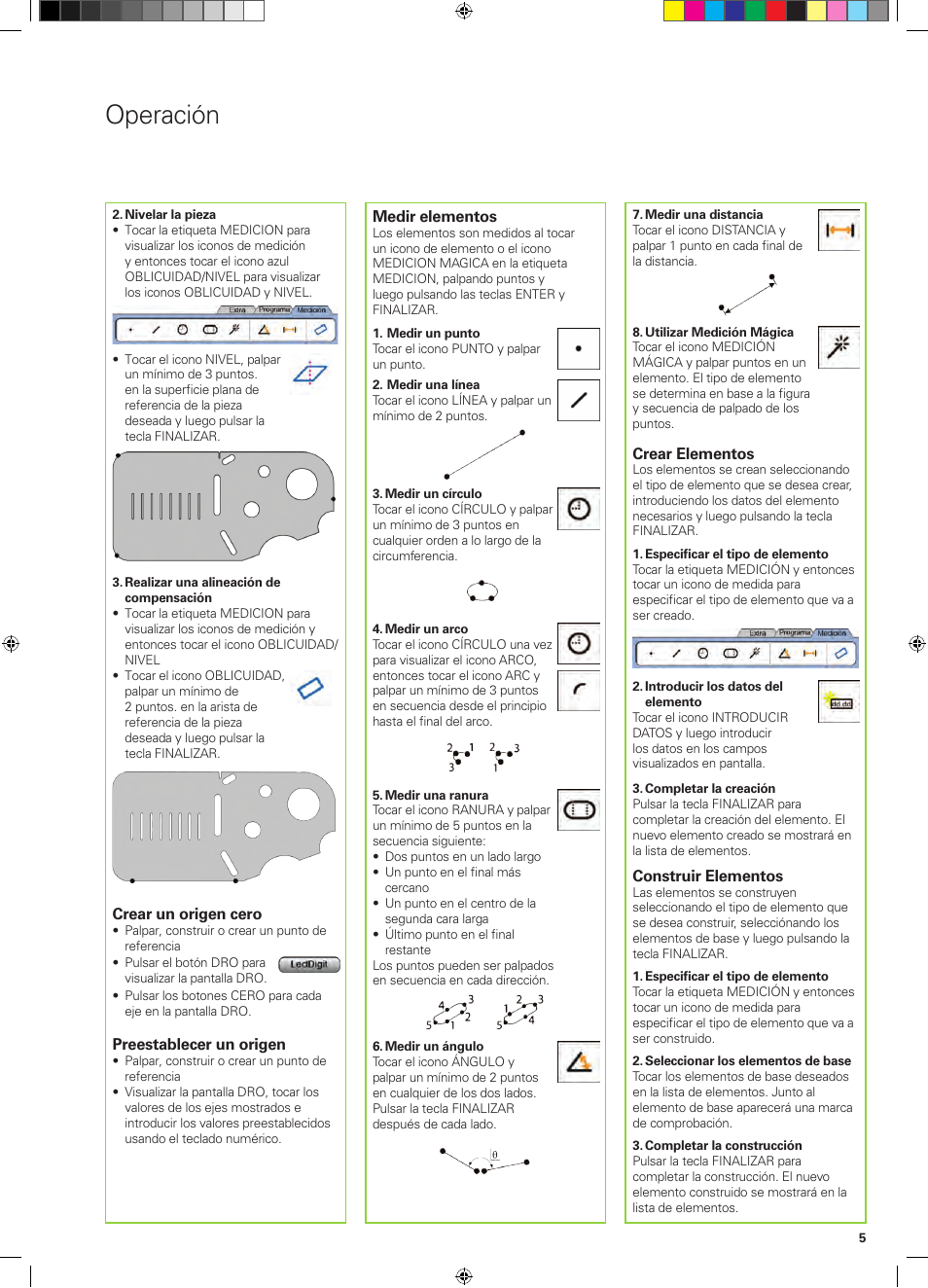 Operación | HEIDENHAIN ND 1300 Quick Start User Manual | Page 31 / 92