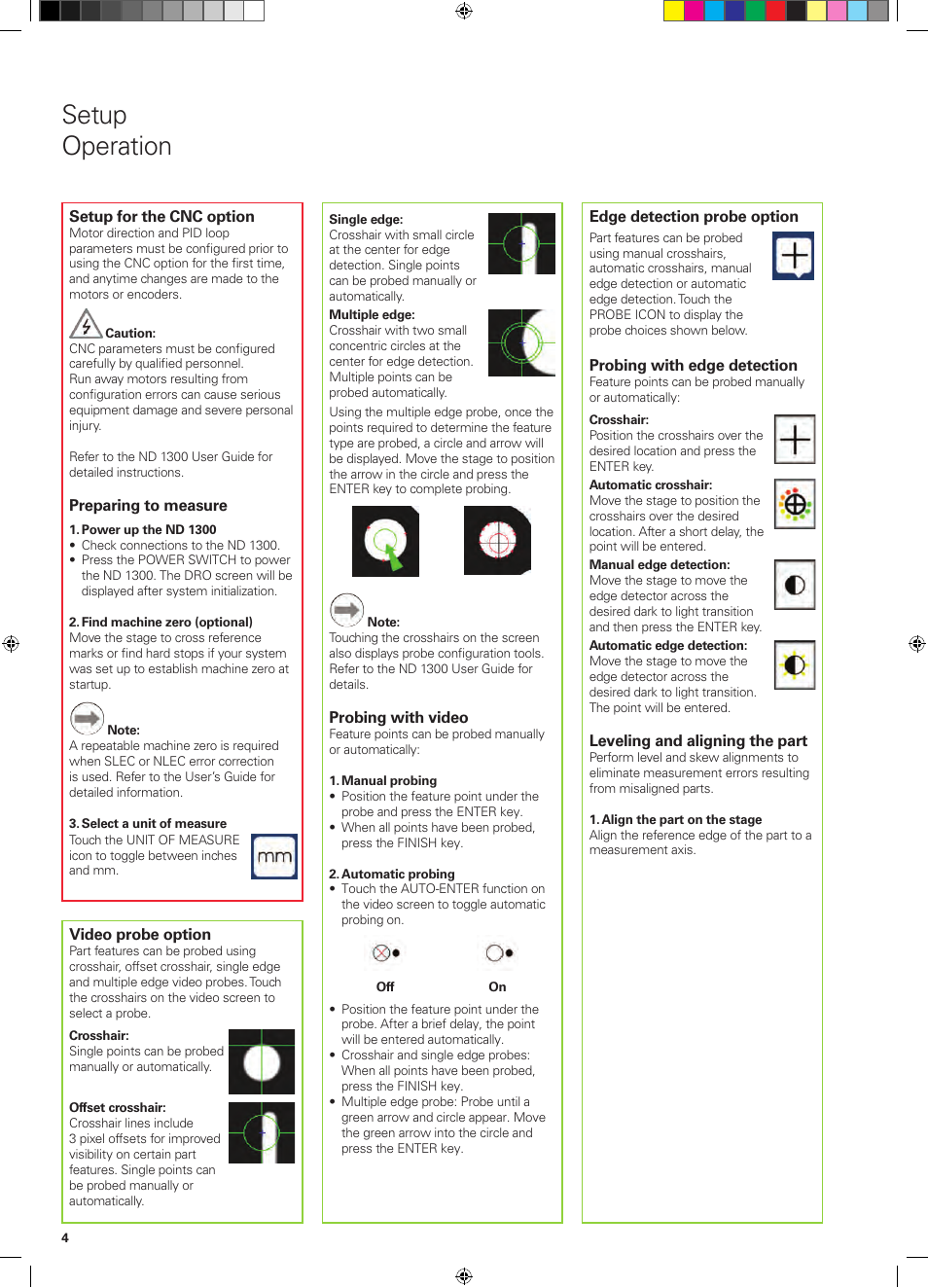 Setup operation | HEIDENHAIN ND 1300 Quick Start User Manual | Page 6 / 92