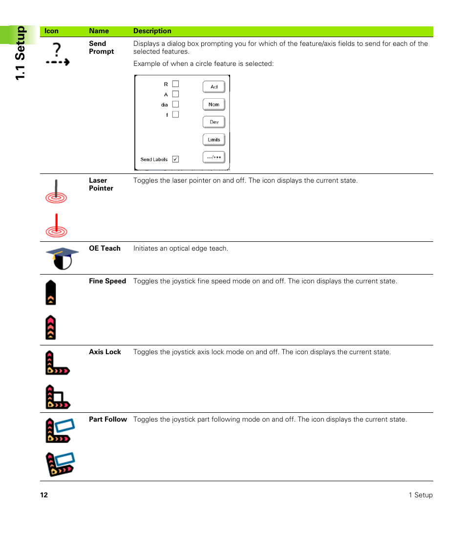 1s e tu p | HEIDENHAIN ND 1300 Addendum User Manual | Page 12 / 36