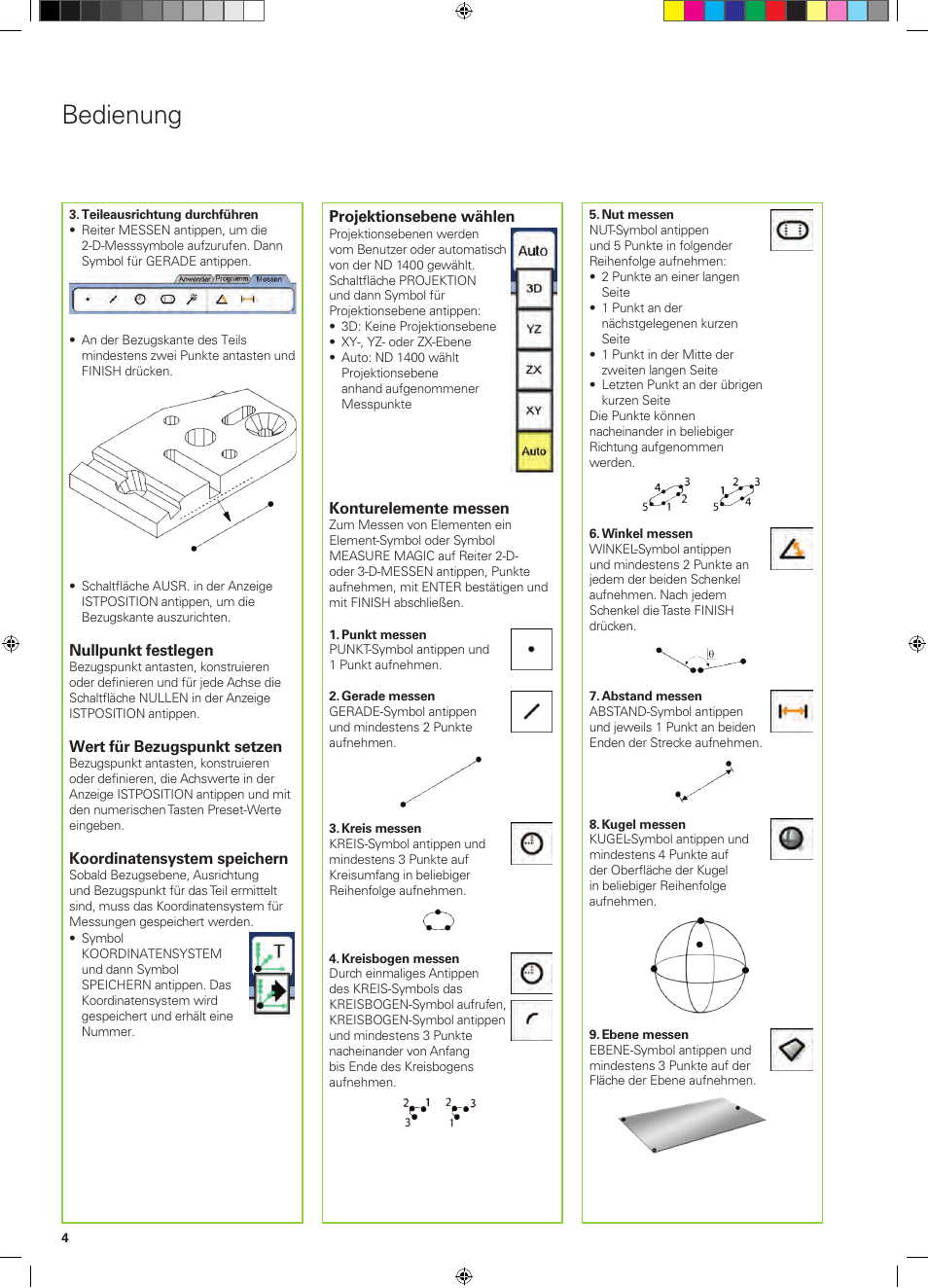 Bedienung | HEIDENHAIN ND 1400 Quick Start User Manual | Page 12 / 96