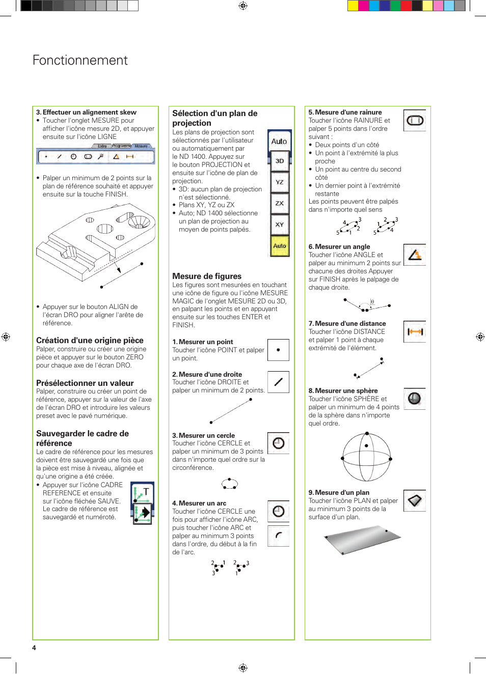 Fonctionnement | HEIDENHAIN ND 1400 Quick Start User Manual | Page 18 / 96