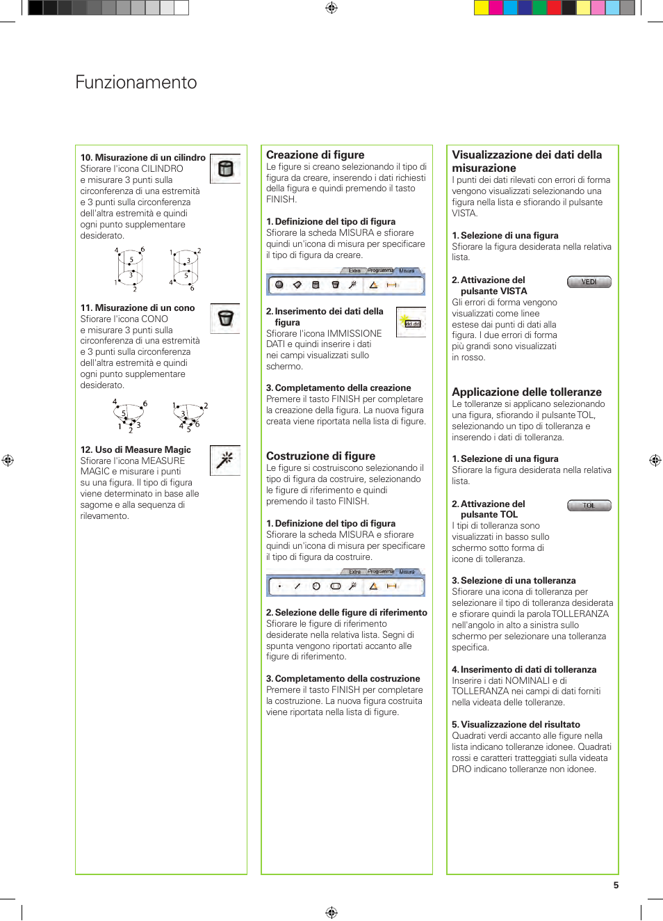 Funzionamento | HEIDENHAIN ND 1400 Quick Start User Manual | Page 25 / 96