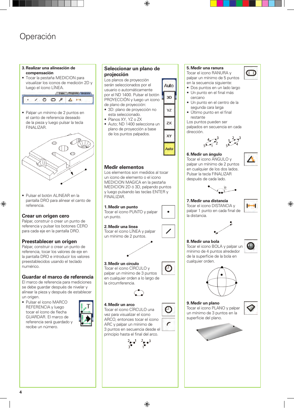 Operación | HEIDENHAIN ND 1400 Quick Start User Manual | Page 30 / 96