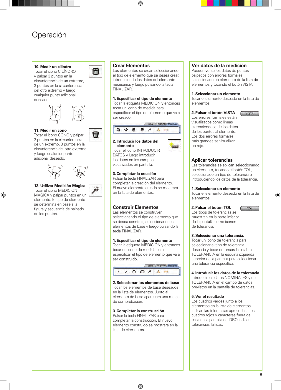 Operación | HEIDENHAIN ND 1400 Quick Start User Manual | Page 31 / 96