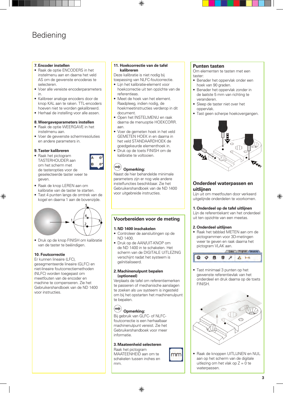 Bediening | HEIDENHAIN ND 1400 Quick Start User Manual | Page 41 / 96