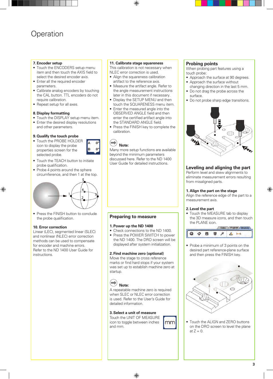 Operation | HEIDENHAIN ND 1400 Quick Start User Manual | Page 5 / 96