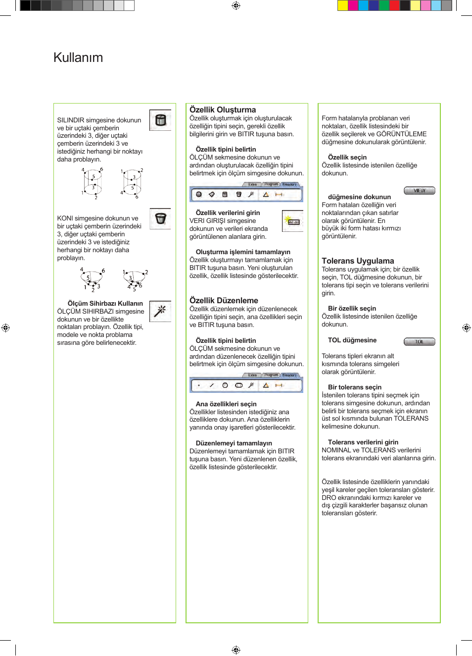 Kullanım | HEIDENHAIN ND 1400 Quick Start User Manual | Page 73 / 96