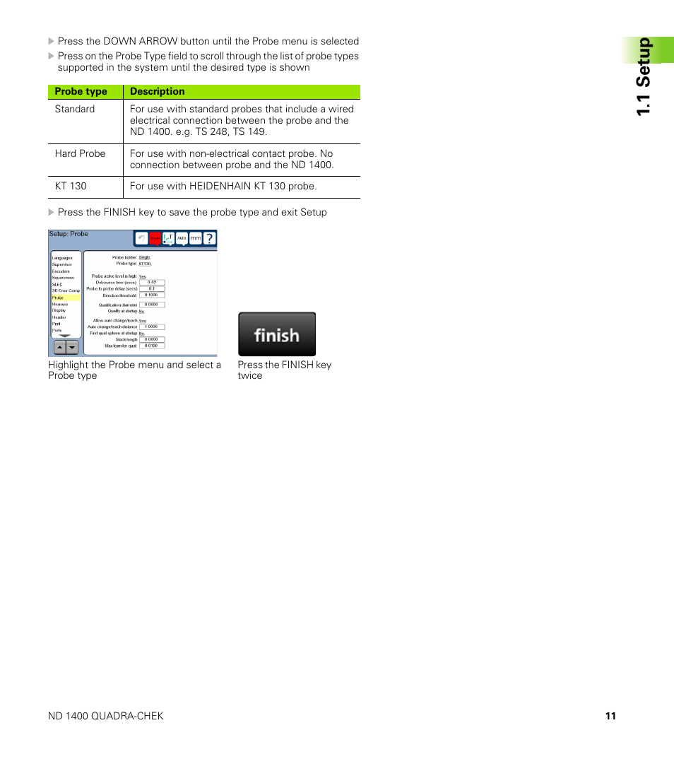 1s e tu p | HEIDENHAIN ND 1400 Addendum User Manual | Page 11 / 36