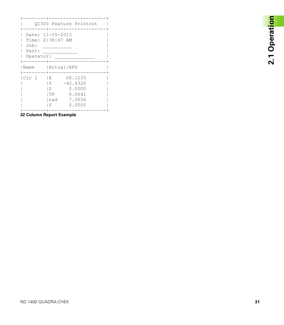 1 oper ation | HEIDENHAIN ND 1400 Addendum User Manual | Page 31 / 36