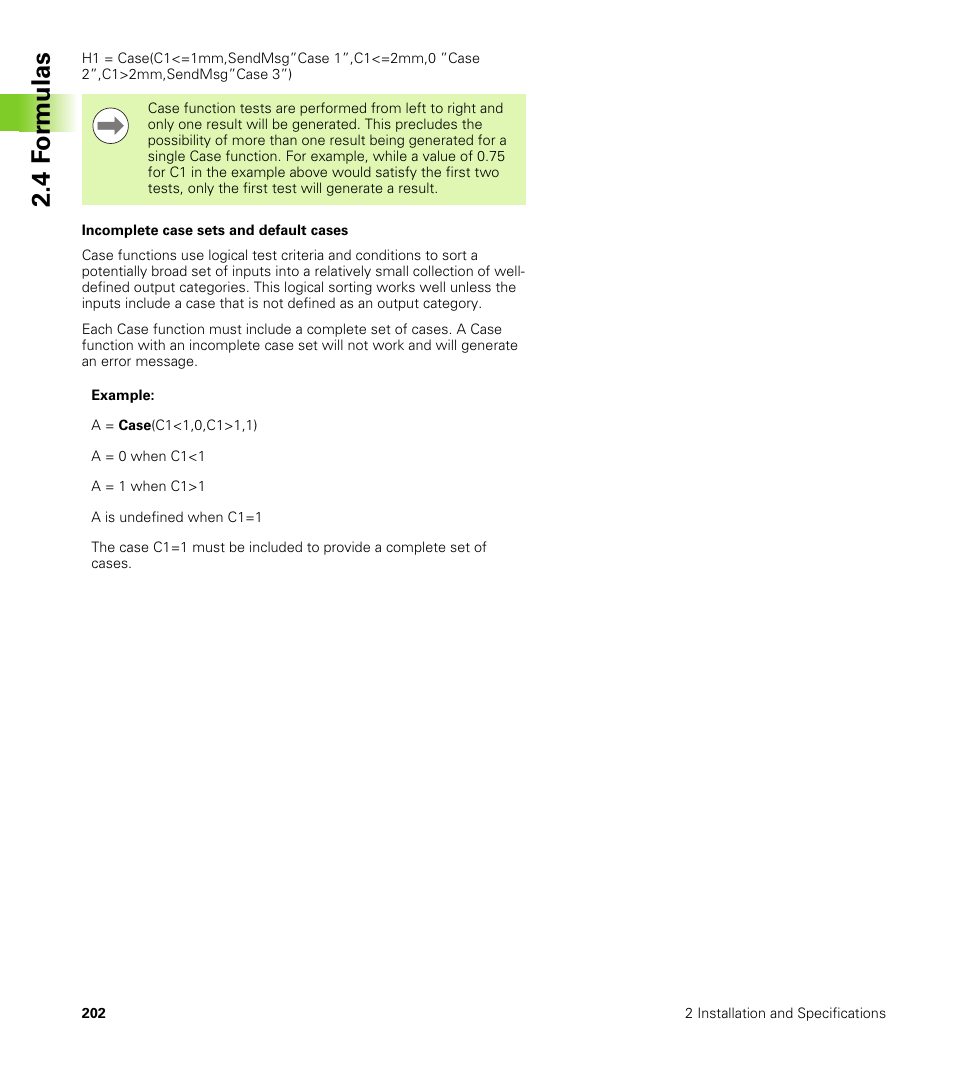 4 f o rm ulas | HEIDENHAIN ND 2100G User Manual | Page 202 / 279