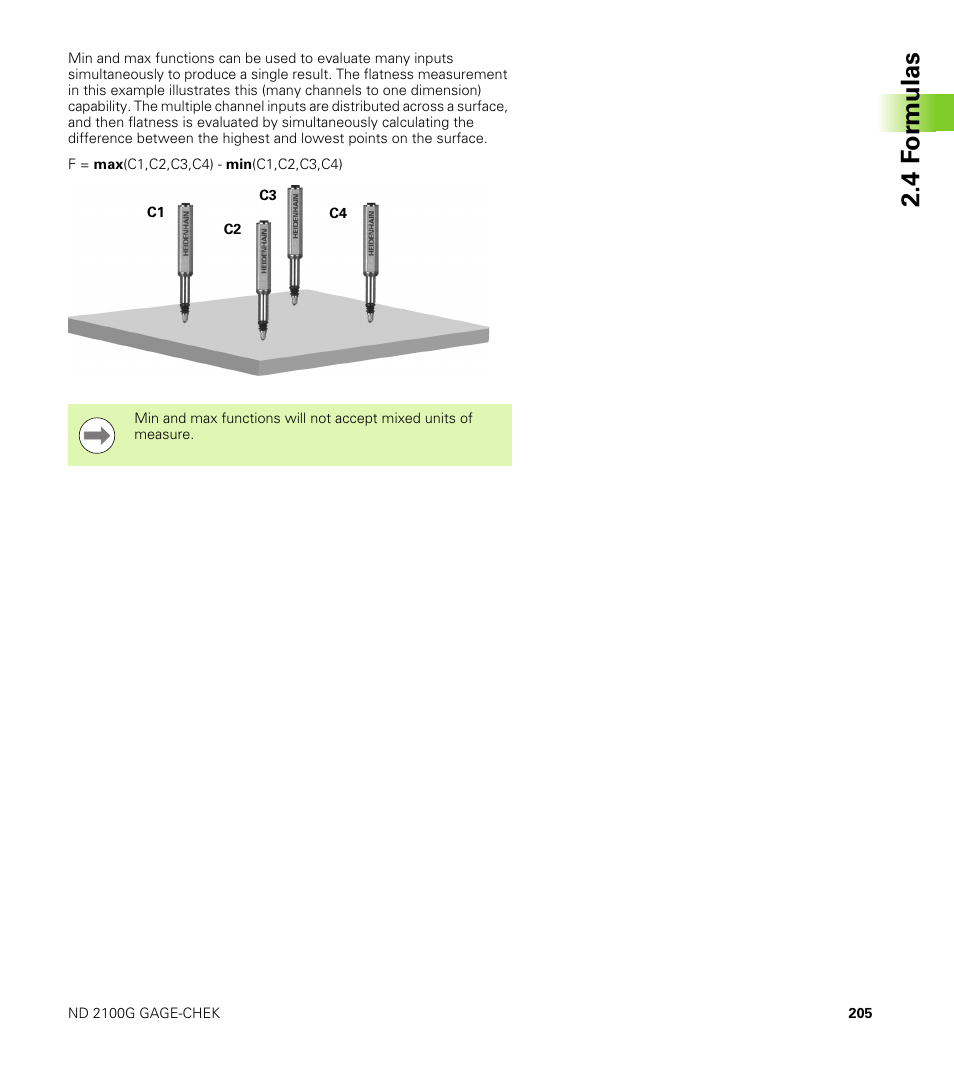 4 f o rm ulas | HEIDENHAIN ND 2100G User Manual | Page 205 / 279