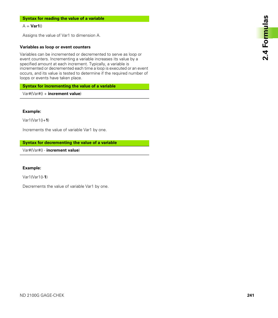 4 f o rm ulas | HEIDENHAIN ND 2100G User Manual | Page 241 / 279