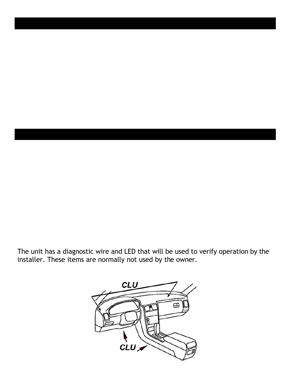Control module & component mounting, Mounting location | Crimestopper Security Products TN-4003 User Manual | Page 4 / 12