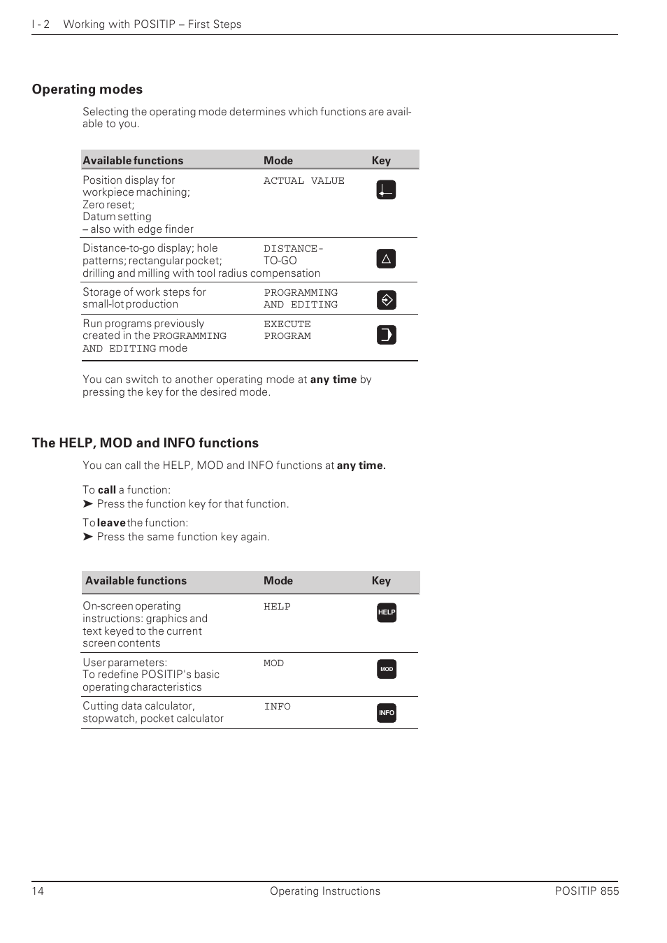 HEIDENHAIN PT 855 for Milling User Manual | Page 16 / 117