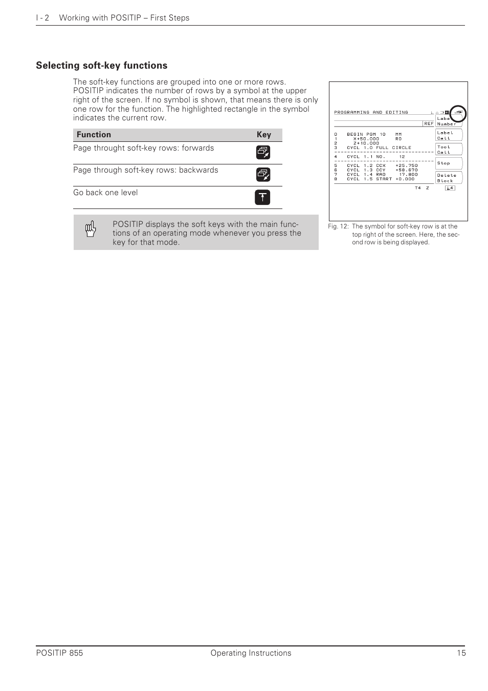 HEIDENHAIN PT 855 for Milling User Manual | Page 17 / 117