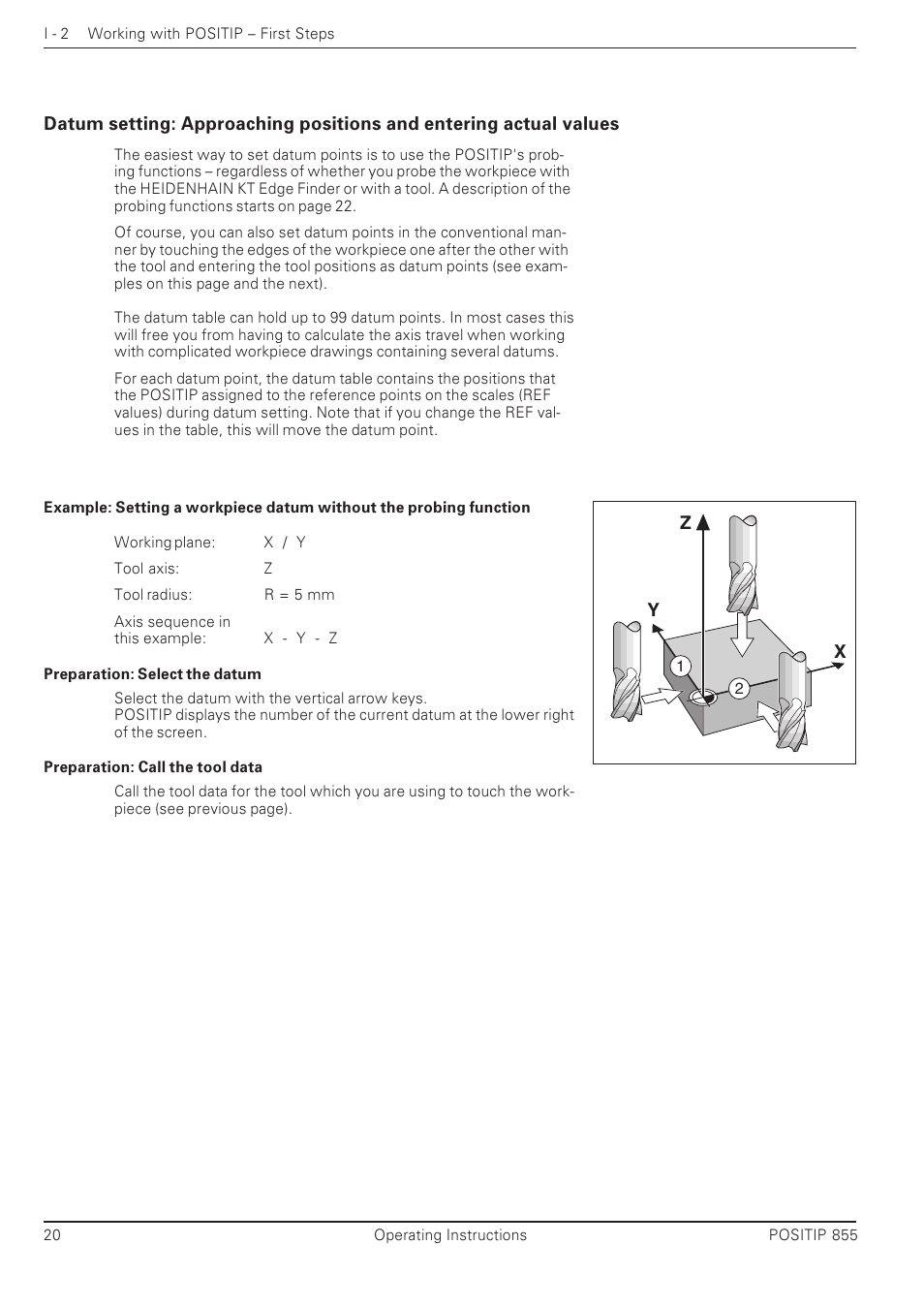 HEIDENHAIN PT 855 for Milling User Manual | Page 22 / 117