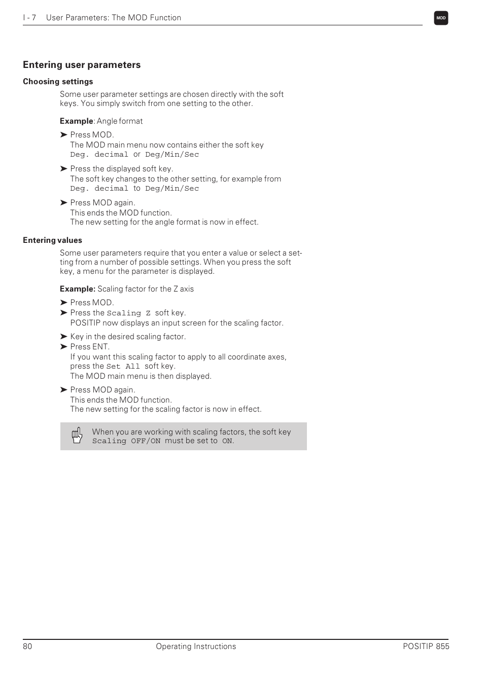 HEIDENHAIN PT 855 for Milling User Manual | Page 82 / 117