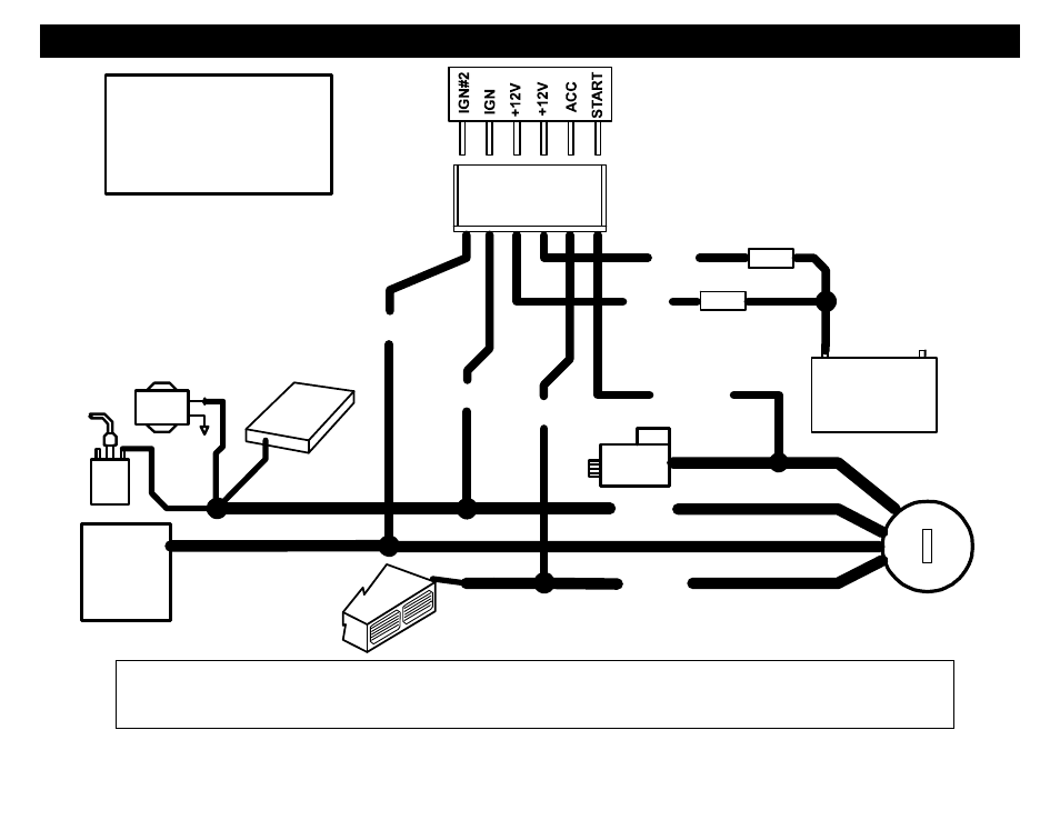 Ign 2 acc 2, Wiring: 7-pin high-current connector | Crimestopper Security Products RS1905FM User Manual | Page 14 / 32