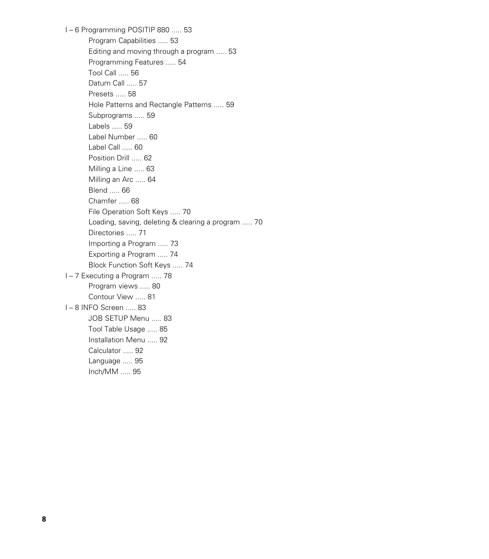 HEIDENHAIN PT 880 User Manual | Page 8 / 151