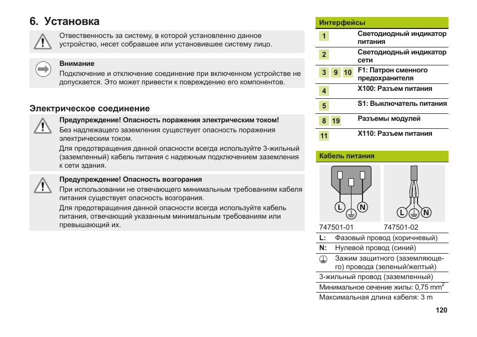 Установка | HEIDENHAIN MSE 1000 Installation User Manual | Page 120 / 176