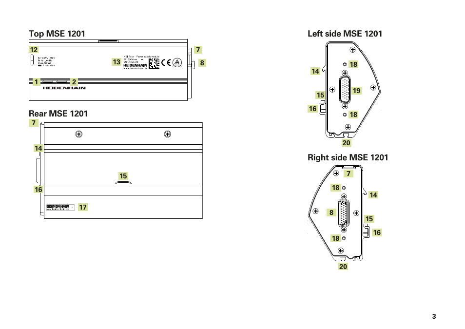 HEIDENHAIN MSE 1000 Installation User Manual | Page 3 / 176