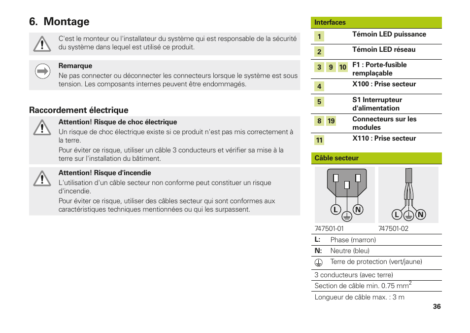 Montage | HEIDENHAIN MSE 1000 Installation User Manual | Page 36 / 176