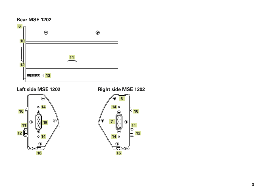 HEIDENHAIN MSE 1202 User Manual | Page 3 / 176