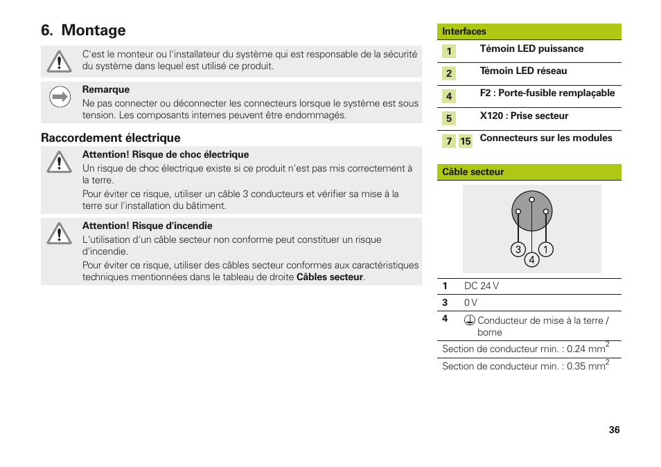 Montage | HEIDENHAIN MSE 1202 User Manual | Page 36 / 176