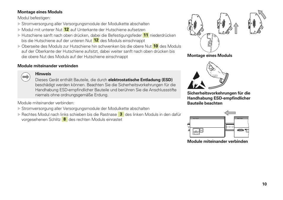 HEIDENHAIN MSE 1110 User Manual | Page 10 / 176