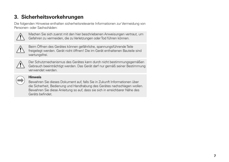 Sicherheitsvorkehrungen | HEIDENHAIN MSE 1110 User Manual | Page 7 / 176