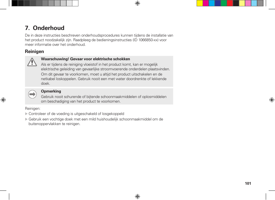 Onderhoud | HEIDENHAIN MSE 1300 User Manual | Page 101 / 206