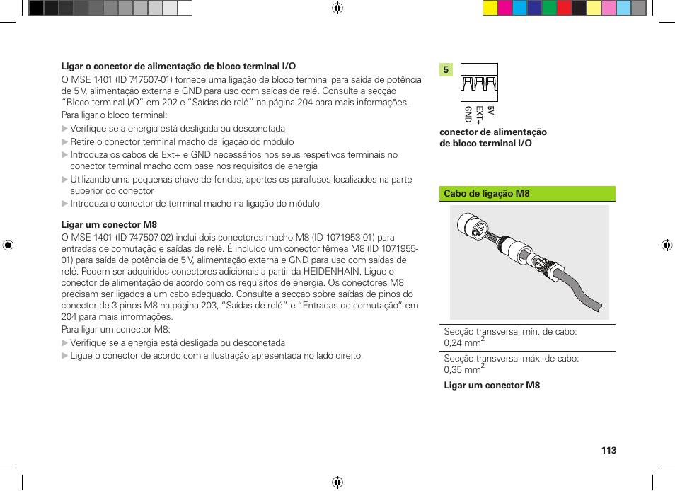 HEIDENHAIN MSE 1300 User Manual | Page 113 / 206