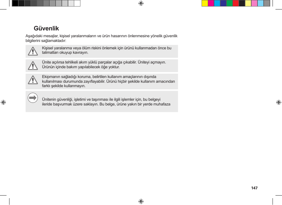 Güvenlik | HEIDENHAIN MSE 1300 User Manual | Page 147 / 206