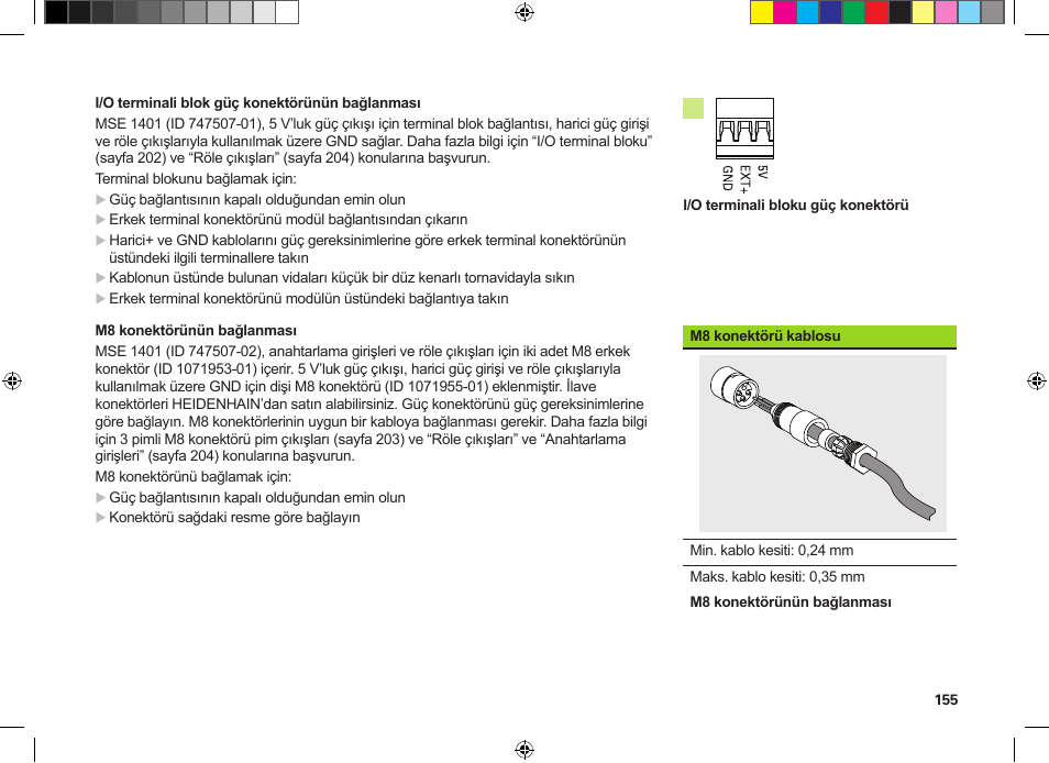 HEIDENHAIN MSE 1300 User Manual | Page 155 / 206