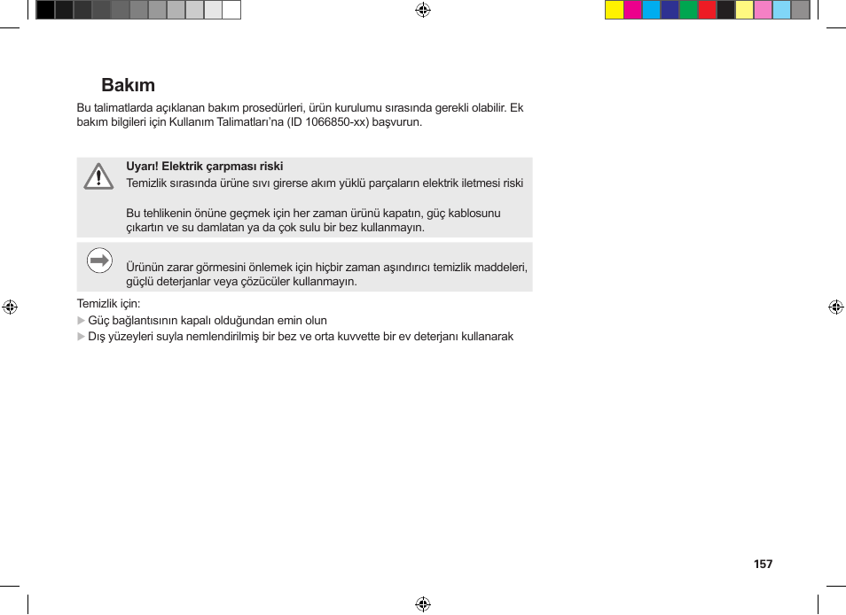 Bakım | HEIDENHAIN MSE 1300 User Manual | Page 157 / 206