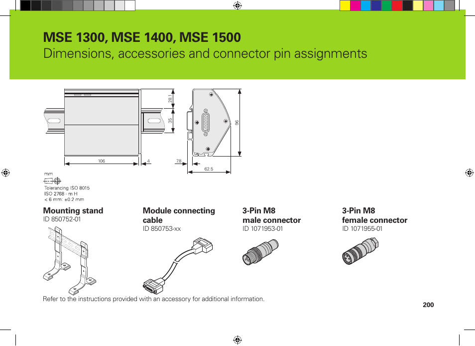 HEIDENHAIN MSE 1300 User Manual | Page 200 / 206