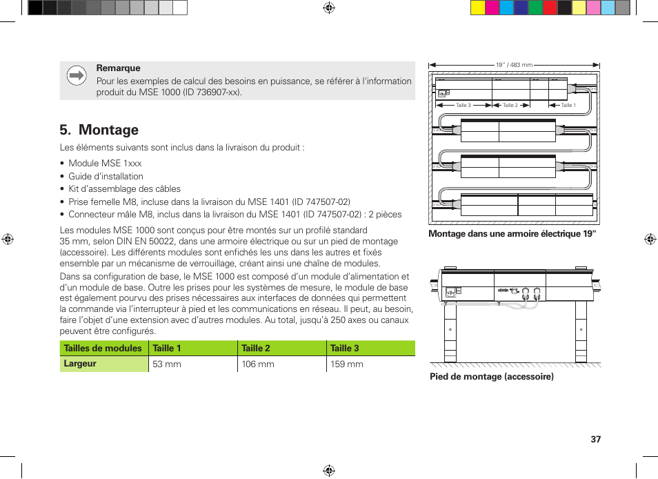 Montage | HEIDENHAIN MSE 1300 User Manual | Page 37 / 206