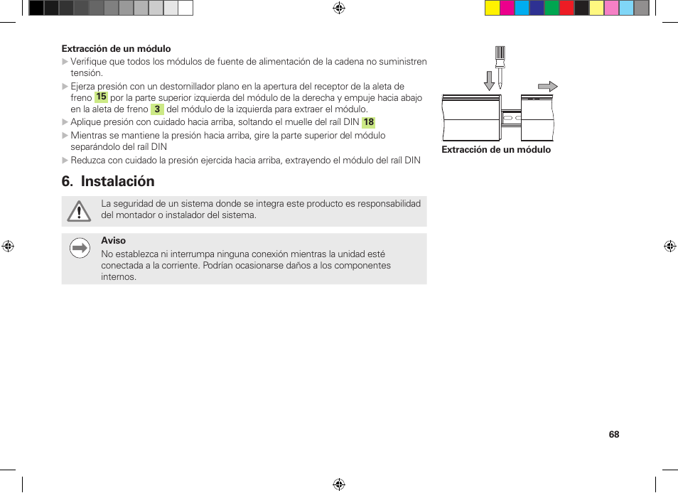 Instalación | HEIDENHAIN MSE 1300 User Manual | Page 68 / 206