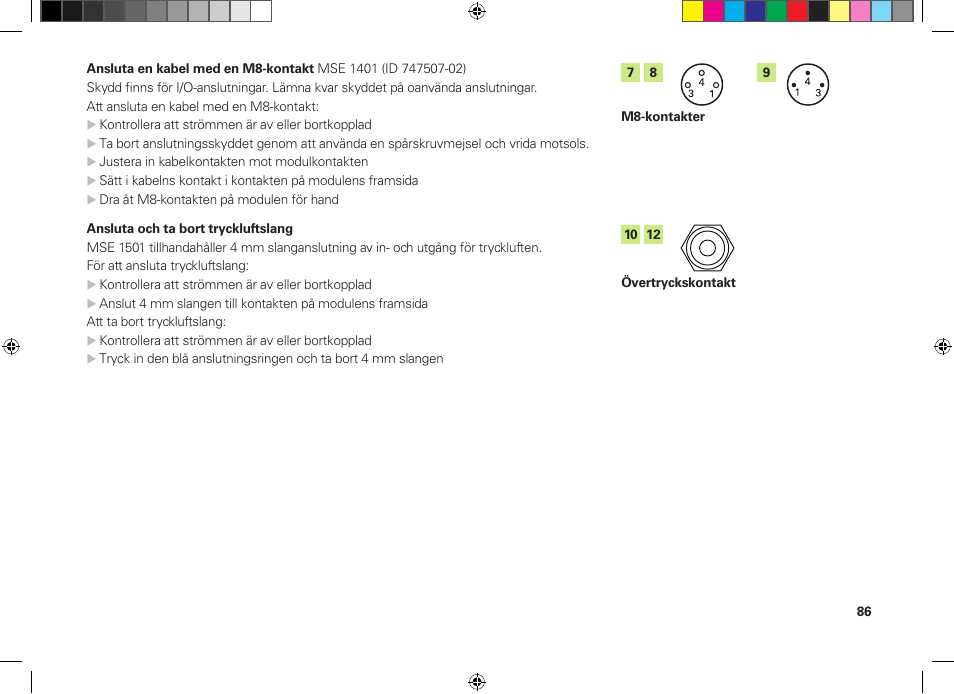 HEIDENHAIN MSE 1300 User Manual | Page 86 / 206