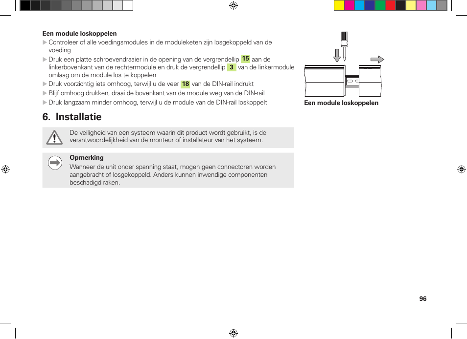 Installatie | HEIDENHAIN MSE 1300 User Manual | Page 96 / 206